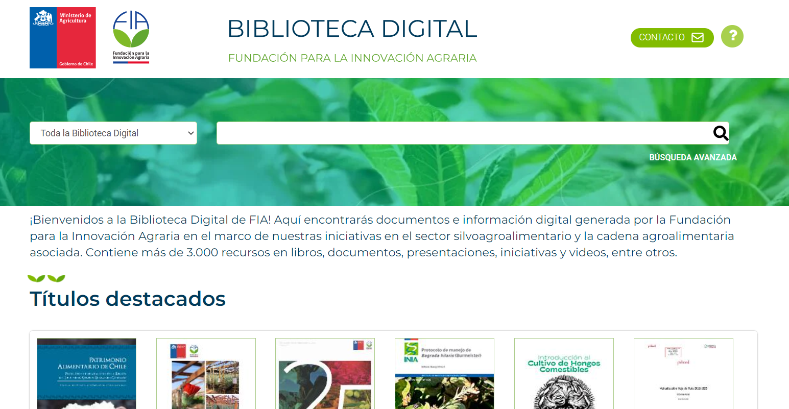 Segundo año consecutivo de Soporte Técnico Biblioteca Digital FIA